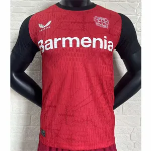Bayer Leverkusen 2024/25 Kit edizione giocatore di casa, rosso
