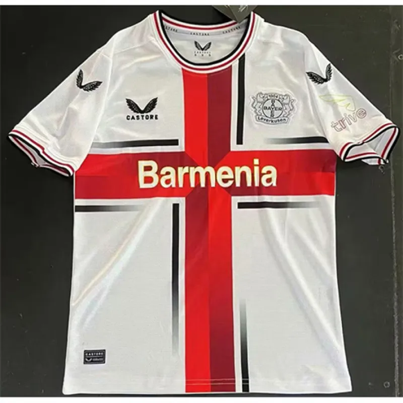 Bayer Leverkusen home kit, white, 2024/25