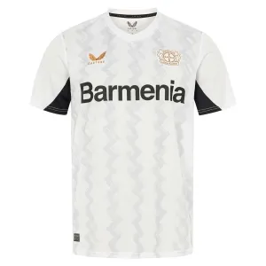 Bayer Leverkusen 2024/25 Maglia Trasferta Autentica - Bianca