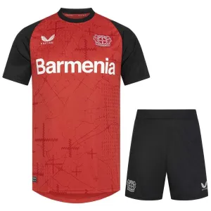 Maglia di casa per bambini del Bayer Leverkusen 2024/25 - Rossa