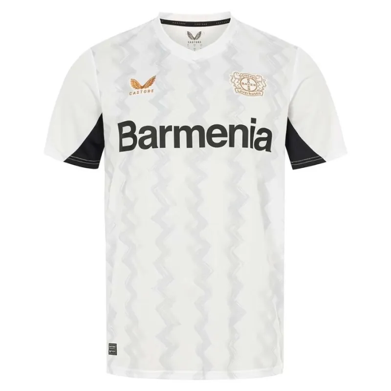 Bayer Leverkusen 2024/25 Kids' Away Jersey - White