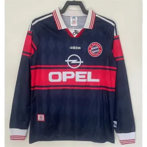 Bayern Munich 1997-99 Retro Long-sleeved Kit - Black