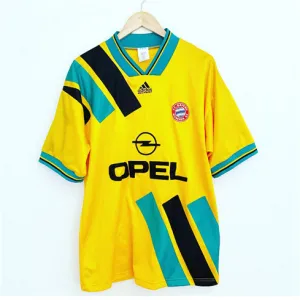 Bayern München 1993 - 1995 Auswärts-Retro-Trikot - Gelb