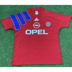 Bayern München 1991 - 1993 Heim-Retro-Trikot - Rot