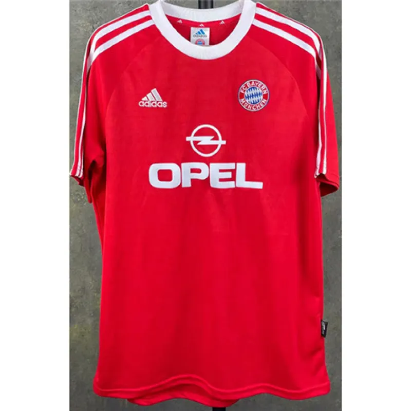 Bayern Munich 2000 - 2001 Home Retro Kit - Red