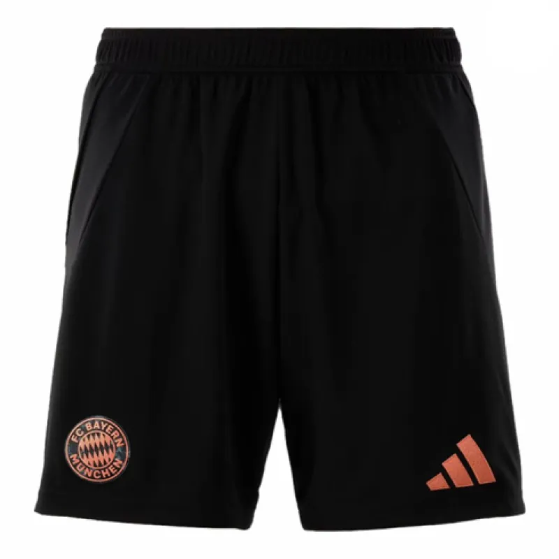 Bayern Munich black away shorts for the 2024/2025 season