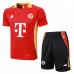 Bayern Munich 2024/25 red training jersey and shorts