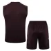 Bayern Munich 2024/25 brown training jersey vest and shorts