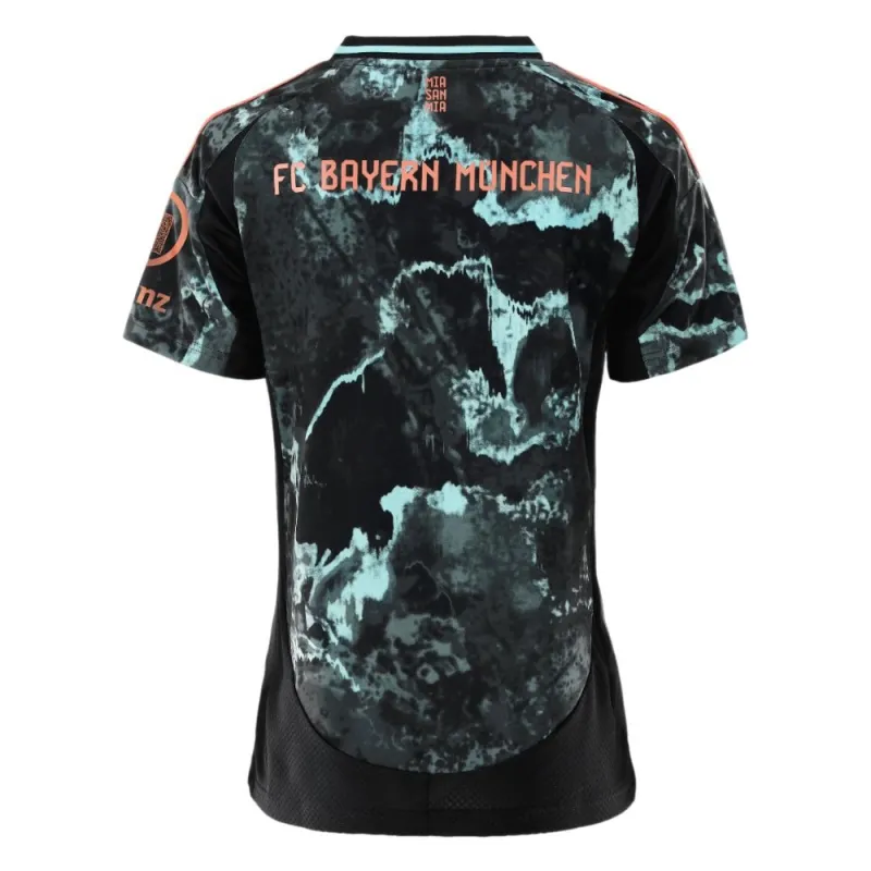 FC Bayern Munich 2024/25 Women's Away Jersey - Fan Version, Black