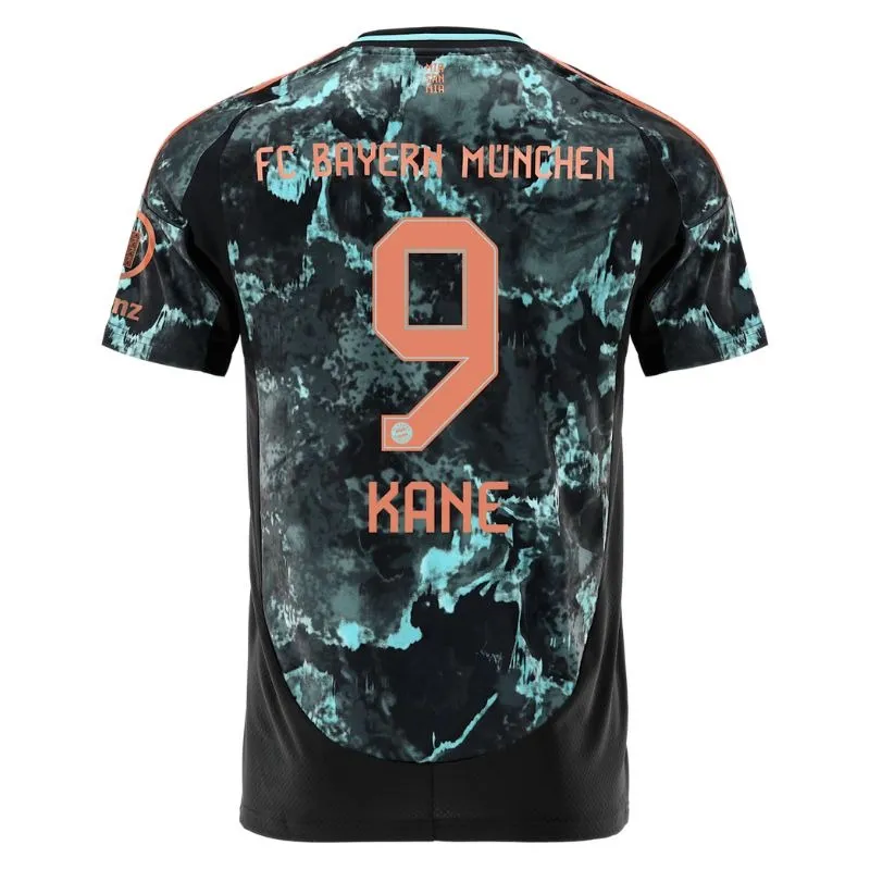 Kids' 2024/25 Bayern Munich Away Star Player Kit - Fan Version (Black, Kane)