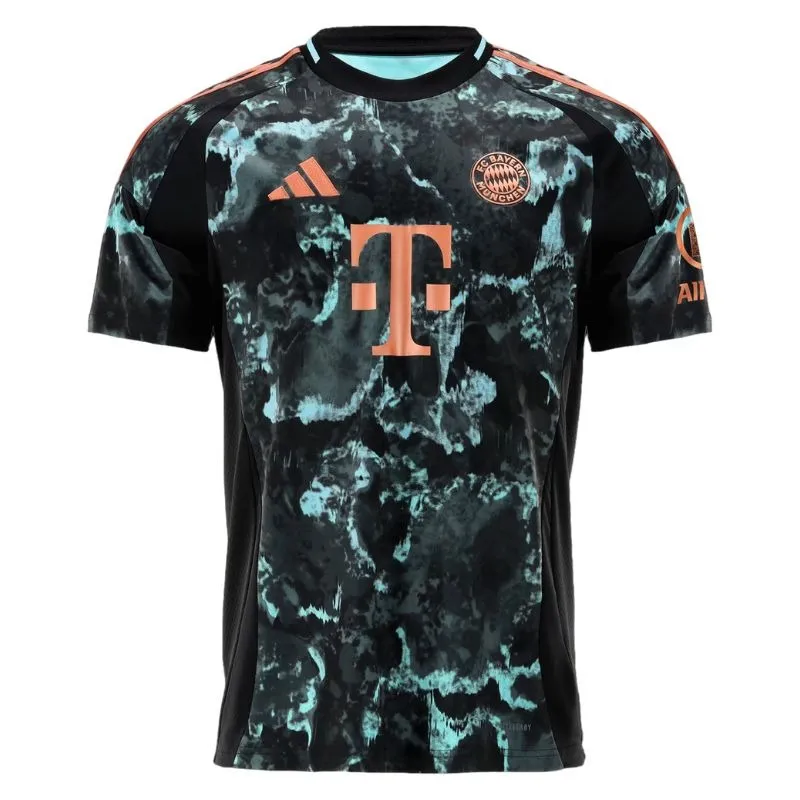 Kids' 2024/25 Bayern Munich Away Star Player Kit - Fan Version (Black, Musiala)