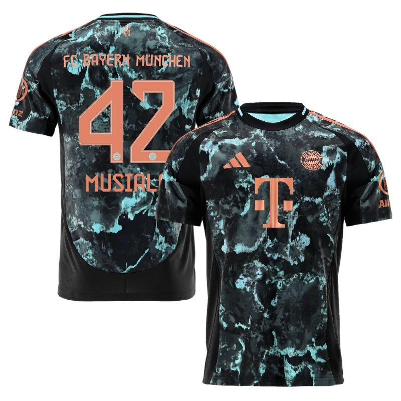MUSIALA Bayern Munich 2024/25 Away Jersey - Black