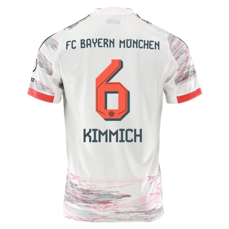 Bayern Munich KIMMICH 2025/26 Away Jersey - White