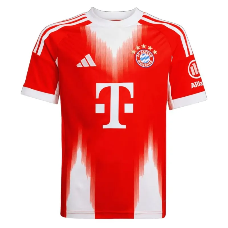 Bayern Munich Kids' 2025/26 Home Jersey - Red