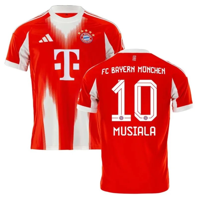Bayern Munich MUSIALA 2025/26 Home Jersey - Red