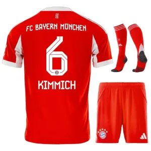 Bayern Monaco KIMMICH Bambini 2025/26 Kit di casa - Rosso