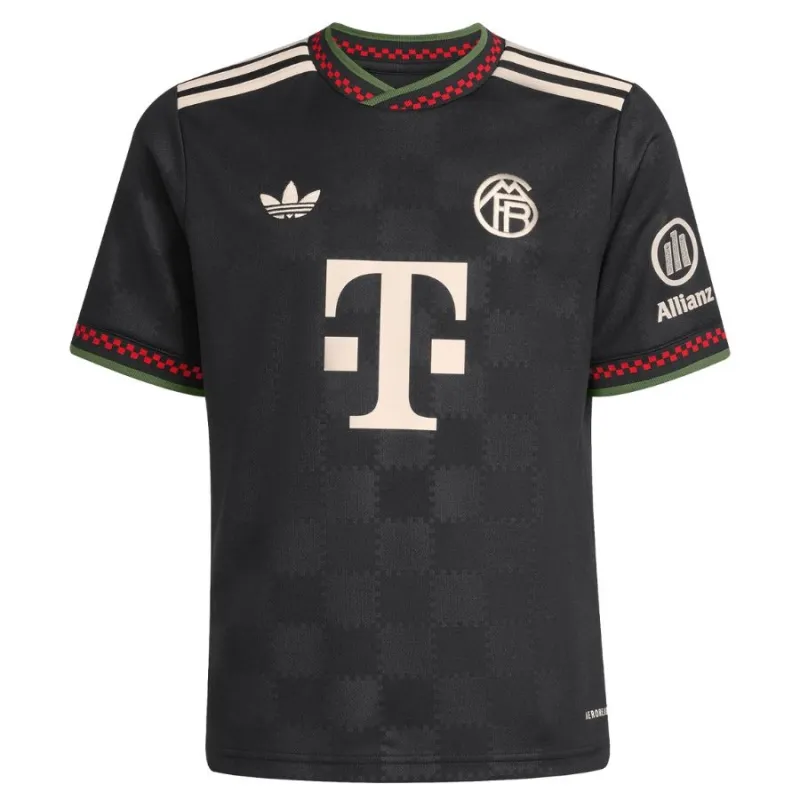 Bayern Munich 2025/26 Third Kids' Jersey - Black