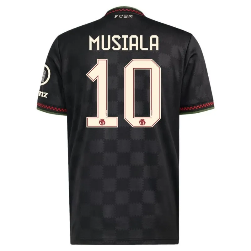 Bayern Munich MUSIALA 2025/26 Third Jersey - Black