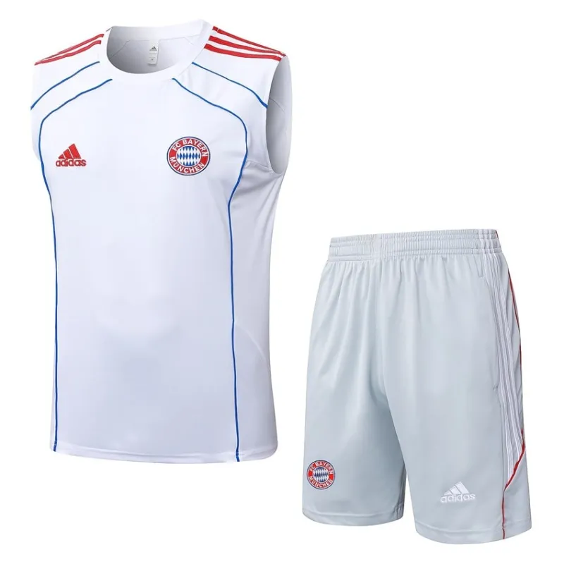 Bayern Munich 2025/26 Shorts and Tank Top Set - White