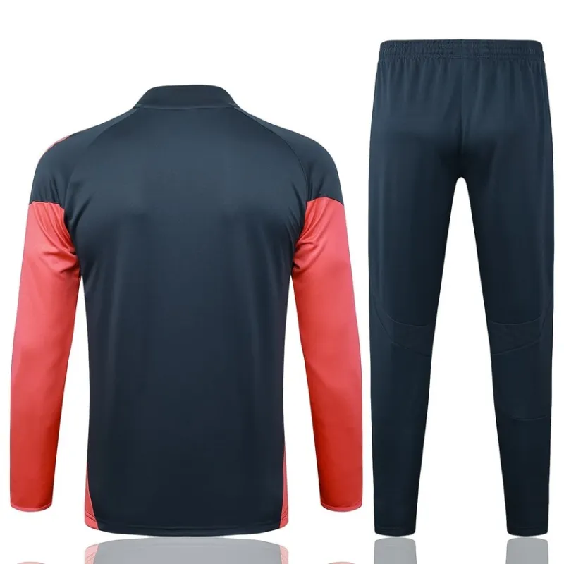 Bayern Munich 2025/26 Tracksuit - Black/Red