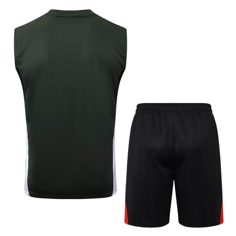 Bayern Munich 2025/26 Shorts and Vest Set - Black