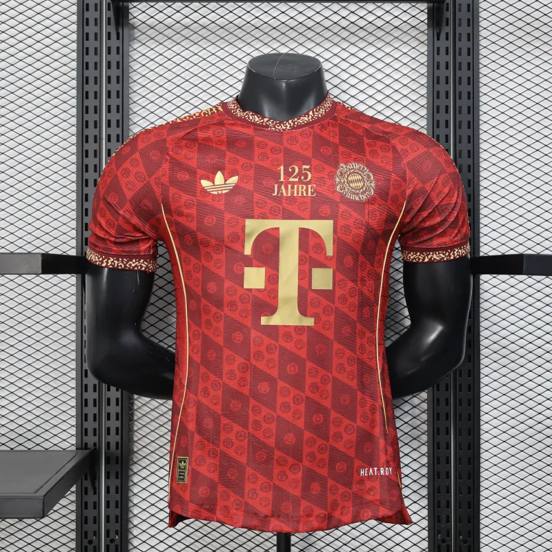Bayern Munich 2025/26 Anniversary Edition Player Jersey - Red