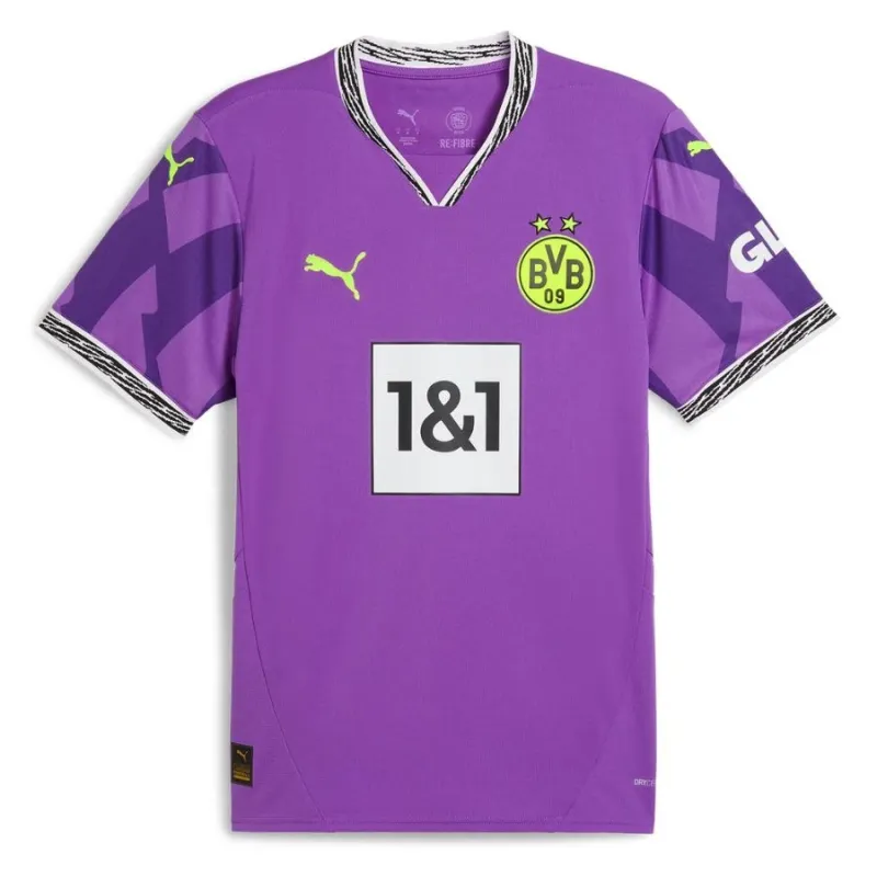 BVB Dortmund 2024/25 Home Goalkeeper Player Jersey Purple