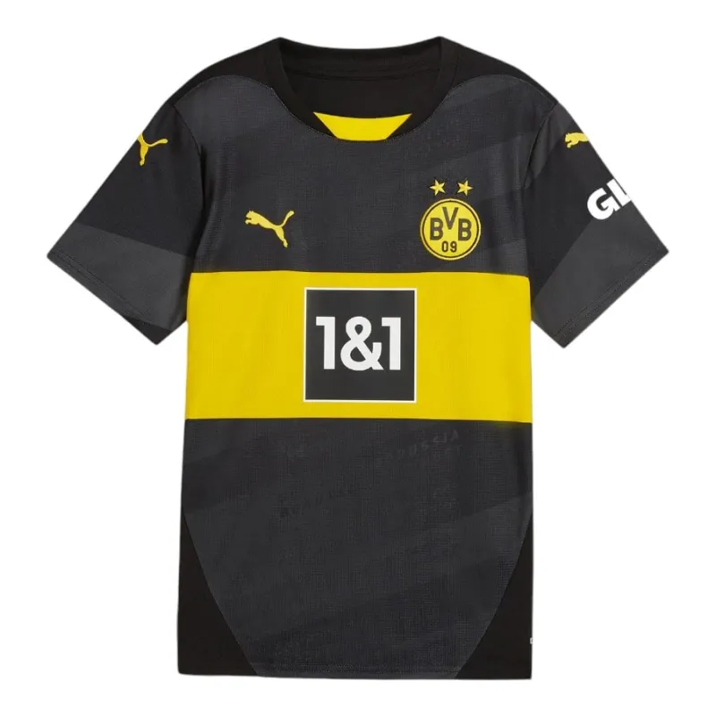 Borussia Dortmund 2024/25 Away Kids Replica Jersey - Black