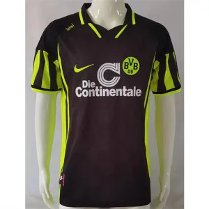 Borussia Dortmund Retro - Auswärtstri kot 1996 - 97, schwarz