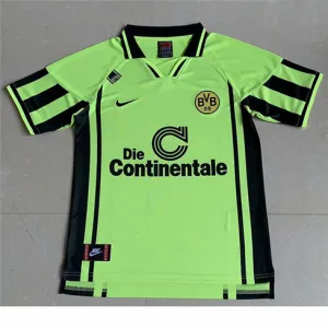 Borussia Dortmund 1996 klassisches Retro - Trikot, grün