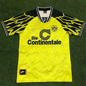 Borussia Dortmund 1994 - 95 Heim - Retro - Trikot, gelb
