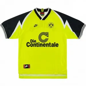 Borussia Dortmund 1995/96 Heim - Retro - Trikot, grün