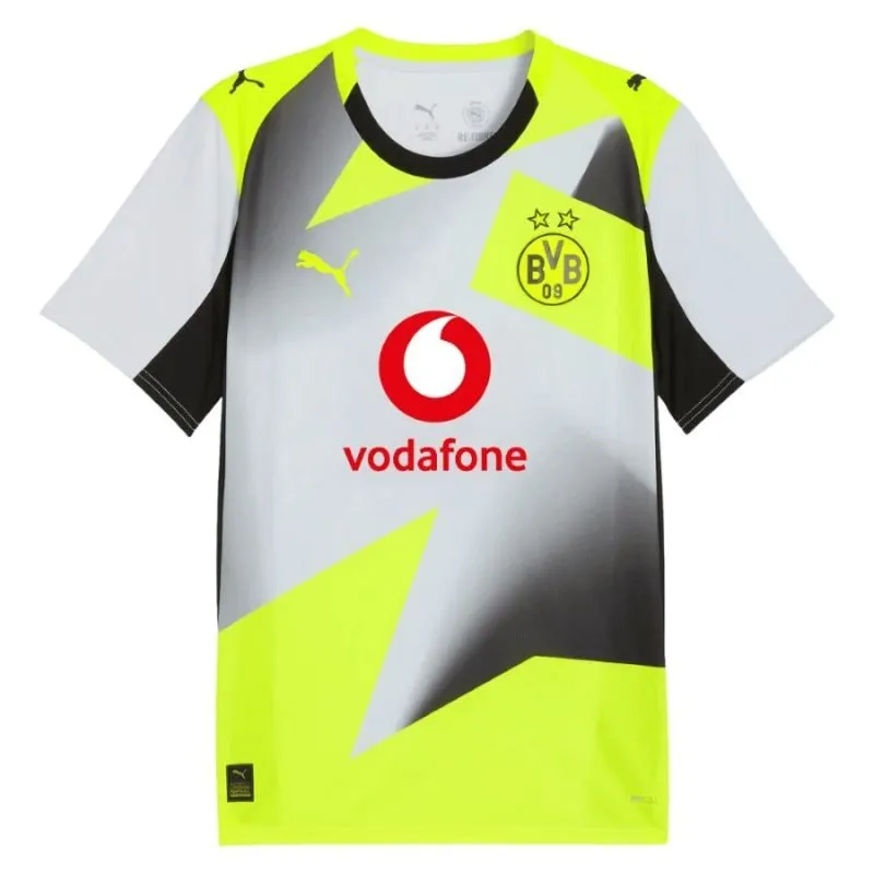 Dortmund JOBE 2025/26 Kids Away Kit - Grey/Green