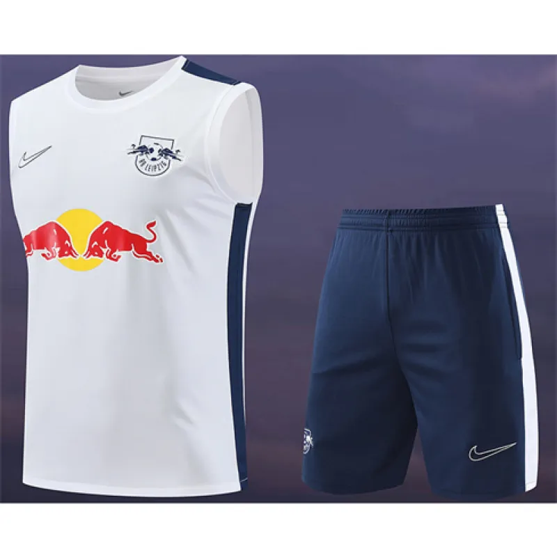RB Leipzig 2024/25 jersey vest + shorts, white