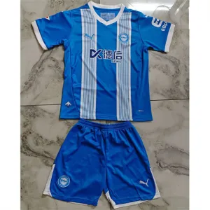 Maglia e pantaloncini per bambini del Deportivo Alavés 2024/25, casa - Blu