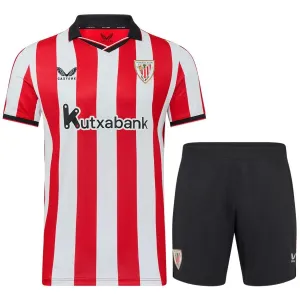 Set Maglia Casa Bambini Athletic Bilbao 2025/26 - Rosso/Bianco