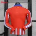 Atletico Madrid Maillot Domicile Manches Longues 2024/25 Rouge Blanc