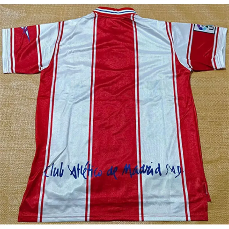 Atlético Madrid 1999/00 Home Retro Football Jersey