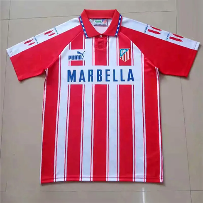 Atletico Madrid Retro Jersey 1994/95 Home - Red/White
