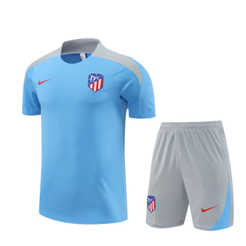 Maglietta di allenamento + shorts di Atletico Madrid 2024/25 - Blu