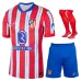 Atlético Madrid Kids' Jersey Set for the 2024/25 Home Games - Red/White