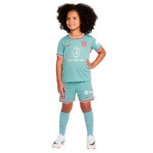 Atlético Madrid Kids' Jersey Set for the 2024/25 Away Games - Cyan