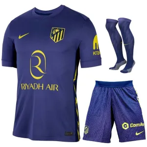 Atlético Madrid Kit per bambini 2025/26 trasferta - Azzurra