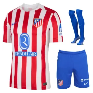 Kit bambino Atlético Madrid 2025/26 Casa - Rosso/Bianco