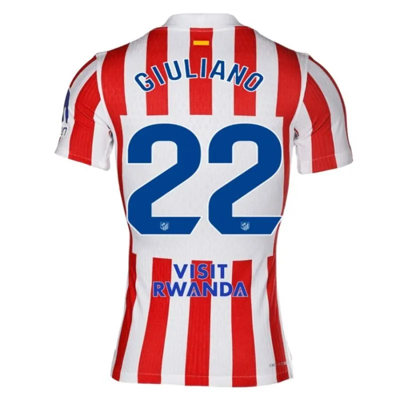 Giuliano Atlético Madrid 2025/26 Kids' Home Jersey Set - Red/White