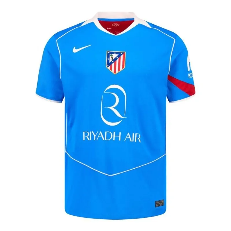 Atletico Madrid SØRLOTH 2025/26 Kids' Third Jersey Set - Blue