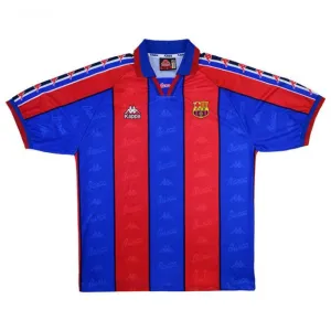 Barcellona 1996/97 Maglia Casa Retro - Rosso/Azzurro