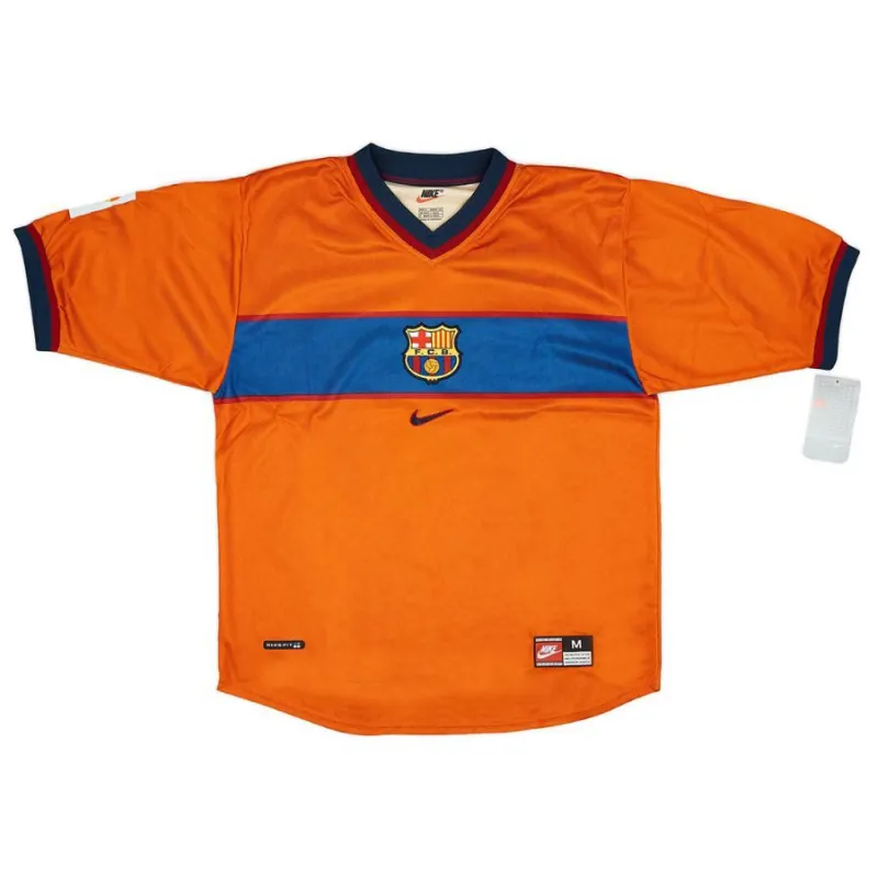 Barcelona XAVI 1998/99 Retro Third Jersey - Orange