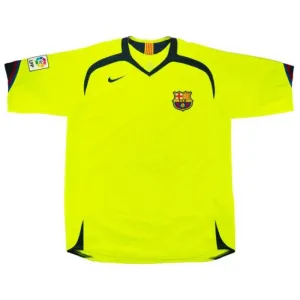 ​​Maglia esterna retro del Barcellona 2005/06 - Verde​​