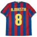 Barcelona A.INIESTA 2009/10 Retro Home Jersey - Red/Blue